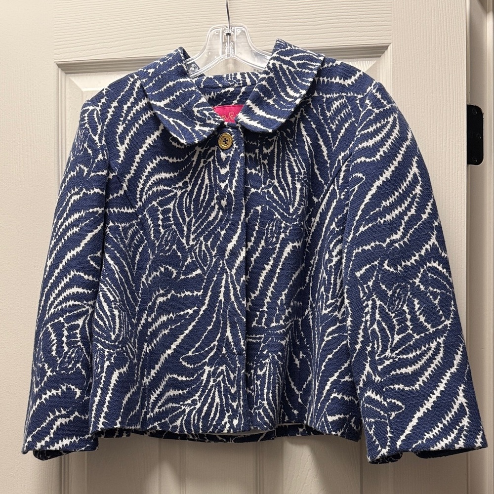 Lilly Pulitzer Beauford Show Your Stripes Cropped Jacket